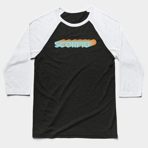 Scorpio Baseball T-Shirt by gnomeapple